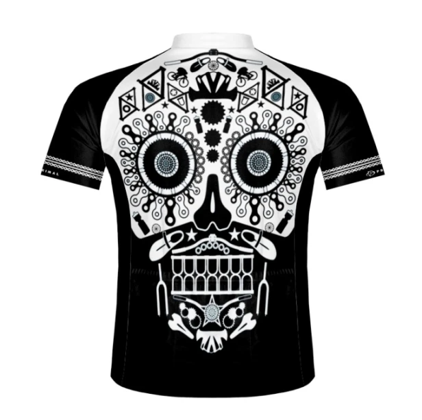 tył koszulki rowerowej Los Muertos