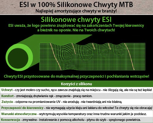 ESI grips zalety silikonu